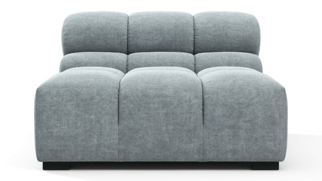 The Tufty – Cerulean Chenille, Armless Module