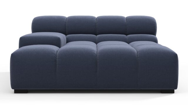 The Tufty – Royal Blue Wool, Deep Large Armrest (Left)