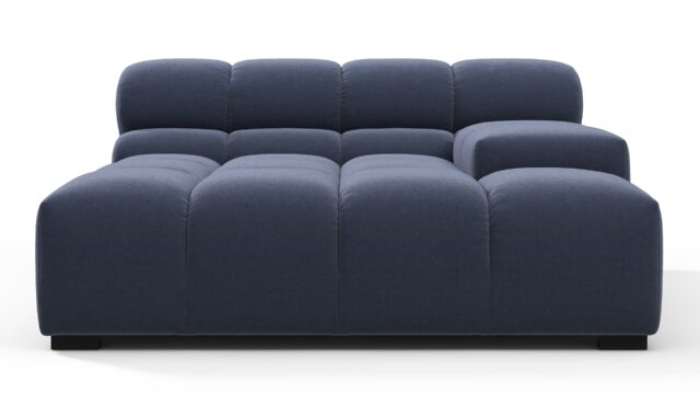 The Tufty – Royal Blue Wool, Deep Large Armrest (Right)