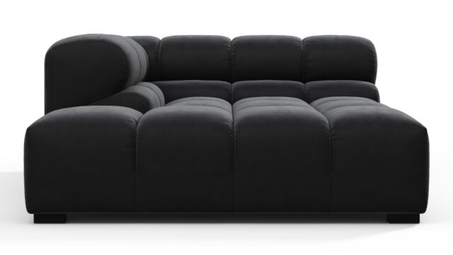 The Tufty – Black Velvet, Deep Corner Half (Left)