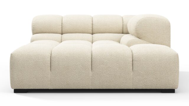 The Tufty – Eggshell Boucle, Deep Corner Half (Right)