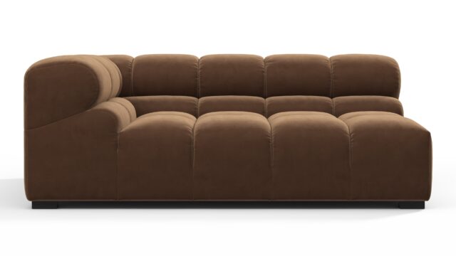 The Tufty – Mocha Velvet, Extra Large Corner (Left)