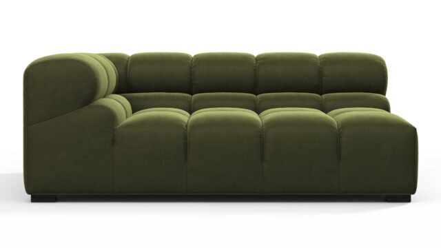 The Tufty – Thyme Luxe Velvet, Extra Large Corner (Left)