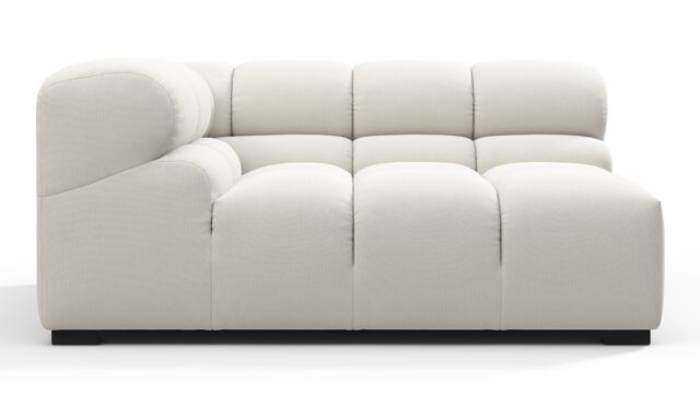 The Tufty – Oatmeal Brushed Weave, Large Corner (Left)