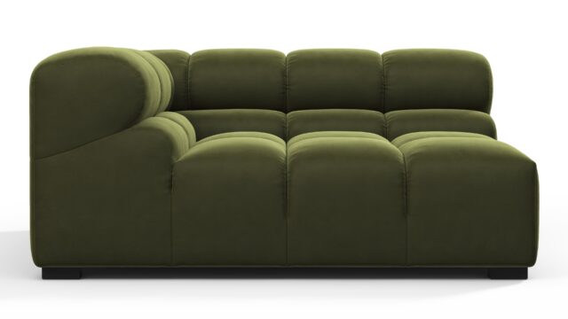 The Tufty – Thyme Luxe Velvet, Large Corner (Left)