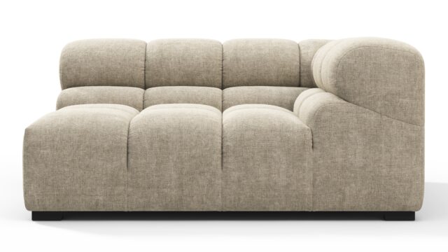 The Tufty – Beige Gray Chenille, Large Corner (Right)