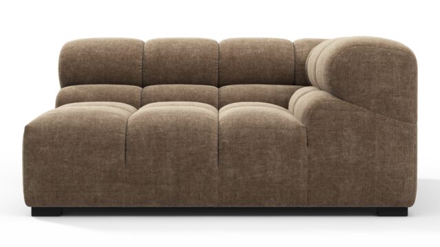 The Tufty – Cappuccino Brown Chenille, Large Corner (Right)