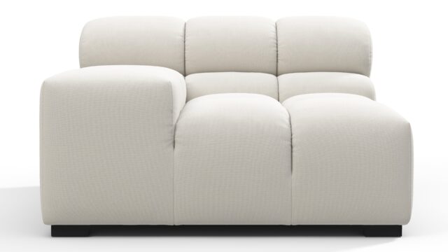 The Tufty – Oatmeal Brushed Weave, Armrest (Left)