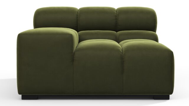 The Tufty – Thyme Luxe Velvet, Armrest (Left)