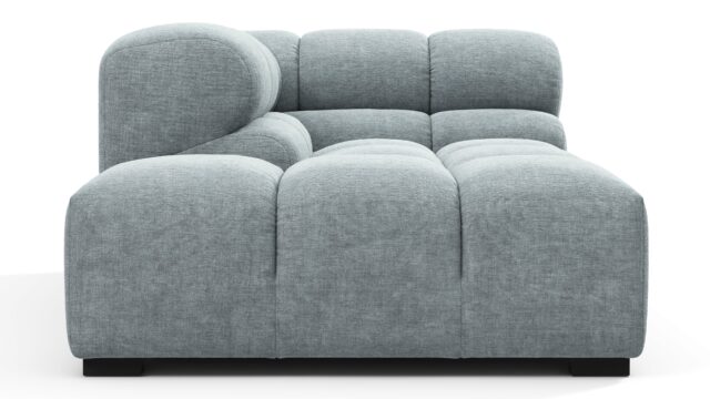 The Tufty – Cerulean Chenille, Corner Half (Left)