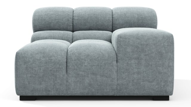 The Tufty – Cerulean Chenille, Armrest (Right)