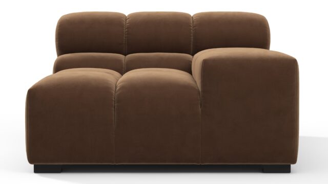 The Tufty – Mocha Velvet, Armrest (Right)