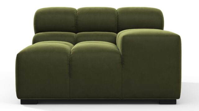 The Tufty – Thyme Luxe Velvet, Armrest (Right)