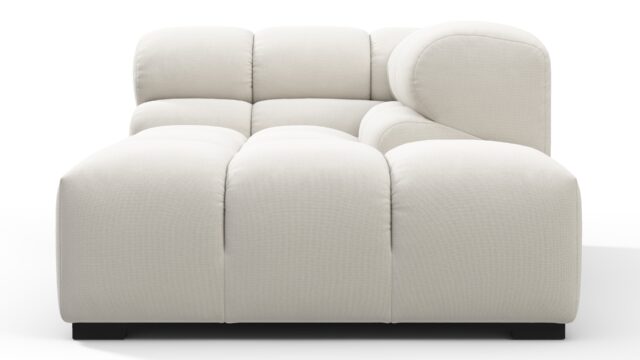 The Tufty – Oatmeal Brushed Weave, Corner Half (Right)