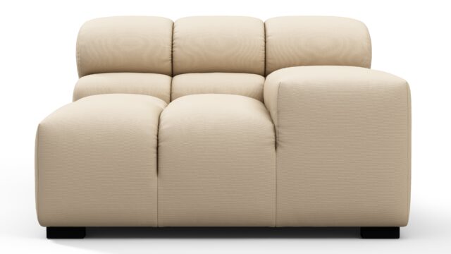 The Tufty Outdoor – Latte Performance Weave (Outdoor), Armrest (Right)