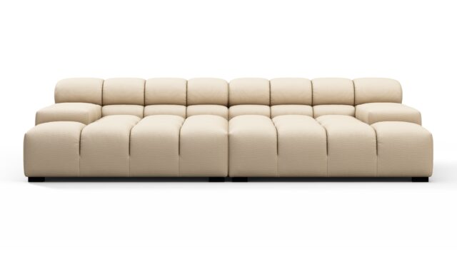 The Tufty Outdoor – Latte Performance Weave (Outdoor), Extra Deep Sofa