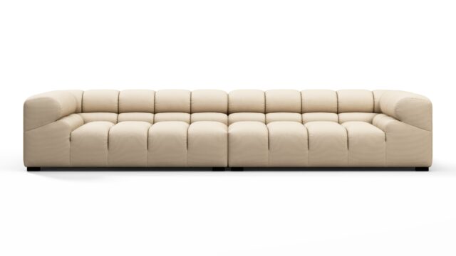 The Tufty Outdoor – Latte Performance Weave (Outdoor), Extra Large Sofa
