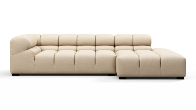 The Tufty Outdoor – Latte Performance Weave (Outdoor), Small L (Right)