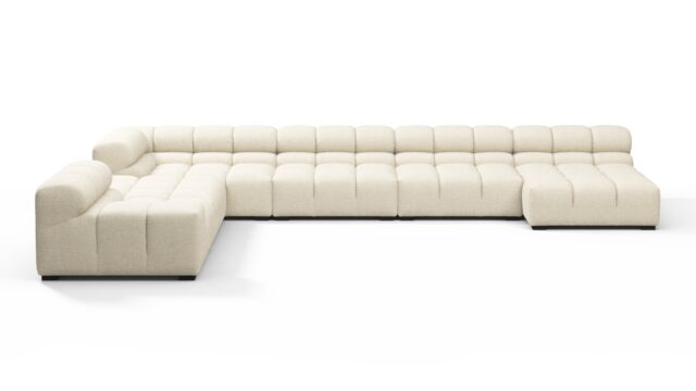 The Tufty – Eggshell Boucle, Extra Large Corner (Left) – Sectional