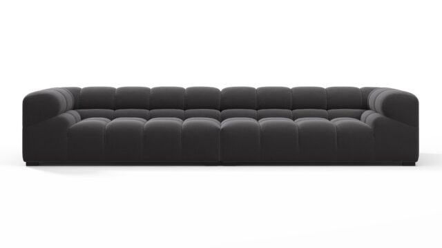 The Tufty – Ink Brushed Weave, Extra Large Sofa – Sectional