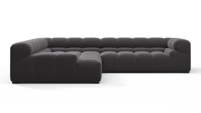 The Tufty – Ink Brushed Weave, Corner (Left) – Sectional