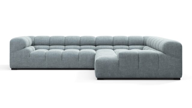 The Tufty – Cerulean Chenille, Corner (Right) – Sectional