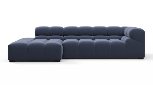 The Tufty – Royal Blue Wool, Small L (Left) – Sectional