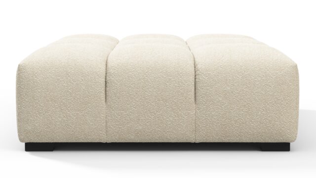 The Tufty – Eggshell Boucle, Ottoman