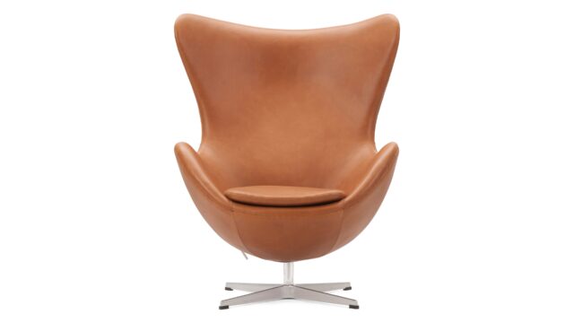 The Arne – Tan Premium Leather, Lounge Chair