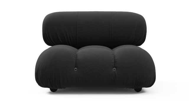 The Bellini – Black Performance Weave (Outdoor), Armless Module