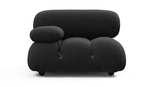 The Bellini – Black Performance Weave (Outdoor), Left Arm