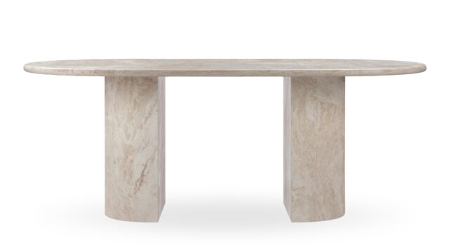 The Dante – White Travertine, 77in