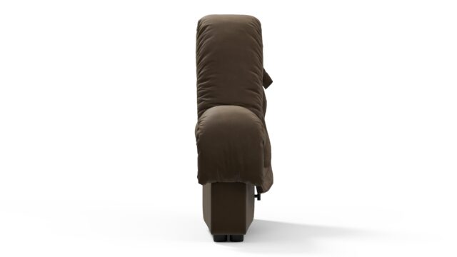 The DS 600 – Distressed Brown Vegan Leather, Left End Sofa Module