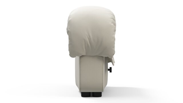 The DS 600 – Cream Vegan Leather, Left End Stool Module