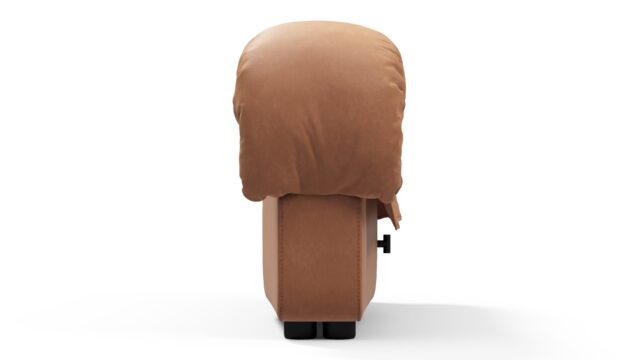 The DS 600 – Tan Vegan Leather, Left End Stool Module