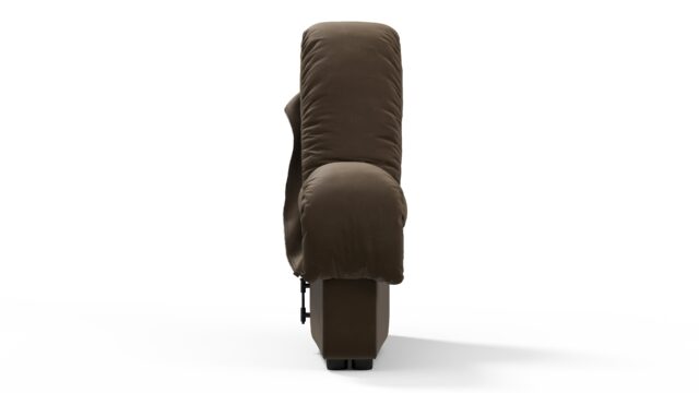 The DS 600 – Distressed Brown Vegan Leather, Right End Sofa Module