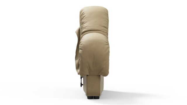 The DS 600 – Beige Vegan Leather, Right End Sofa Module