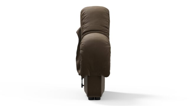 The DS 600 – Distressed Brown Vegan Leather, Right End Sofa Module