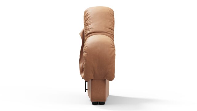 The DS 600 – Tan Vegan Leather, Right End Sofa Module