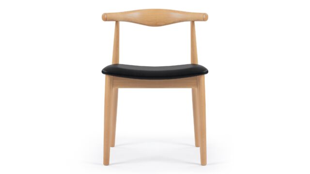 The Elbow – Wood, Beech, Dining Chair (Wide)