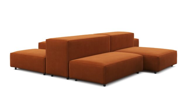 The Extrasoft – Burnt Orange Velvet, Combination 1 (Right)