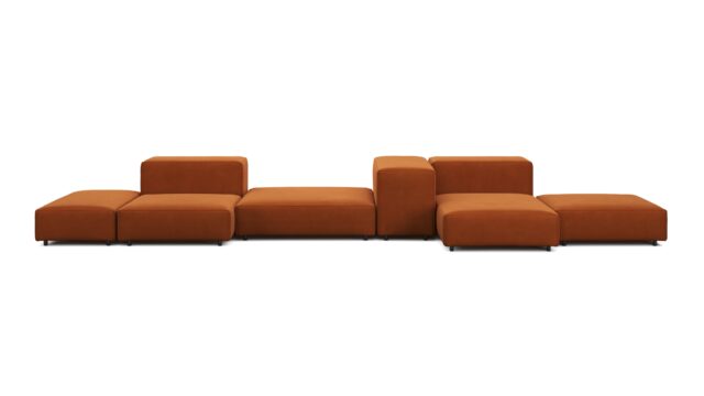 The Extrasoft – Burnt Orange Velvet, Combination 2 (Right)