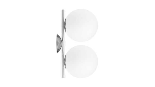 The IC – Chrome, Double Wall And Ceiling Light