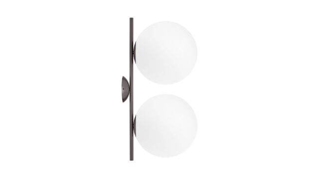 The IC – Pewter, Double Wall And Ceiling Light