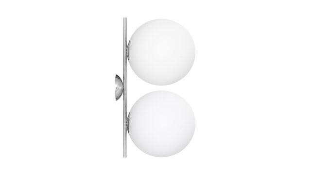 The IC – Chrome, Double Wall And Ceiling Light