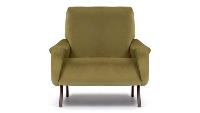 The Lady – Olive Gold Velvet