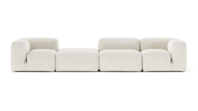 The Le Mura – Natural Linen, Four Seater (Left)