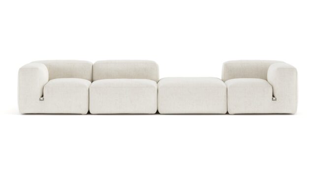 The Le Mura – Natural Linen, Four Seater (Right)
