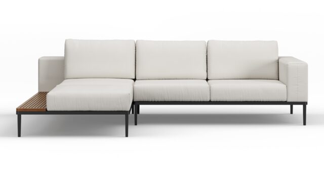 The Marcus – Shell Performance Weave, Small Sectional (Left Chaise)