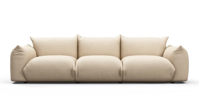 The Marenco Outdoor – Latte Performance Weave (Outdoor), Three Seater Sofa